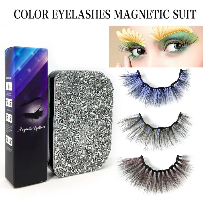 Color False Eyelash Magnetic Eyelash Liquid Set Magnet False