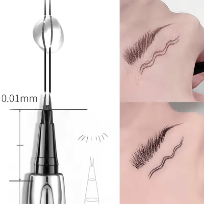 Ultra-fine Silver Eyebrow Pen